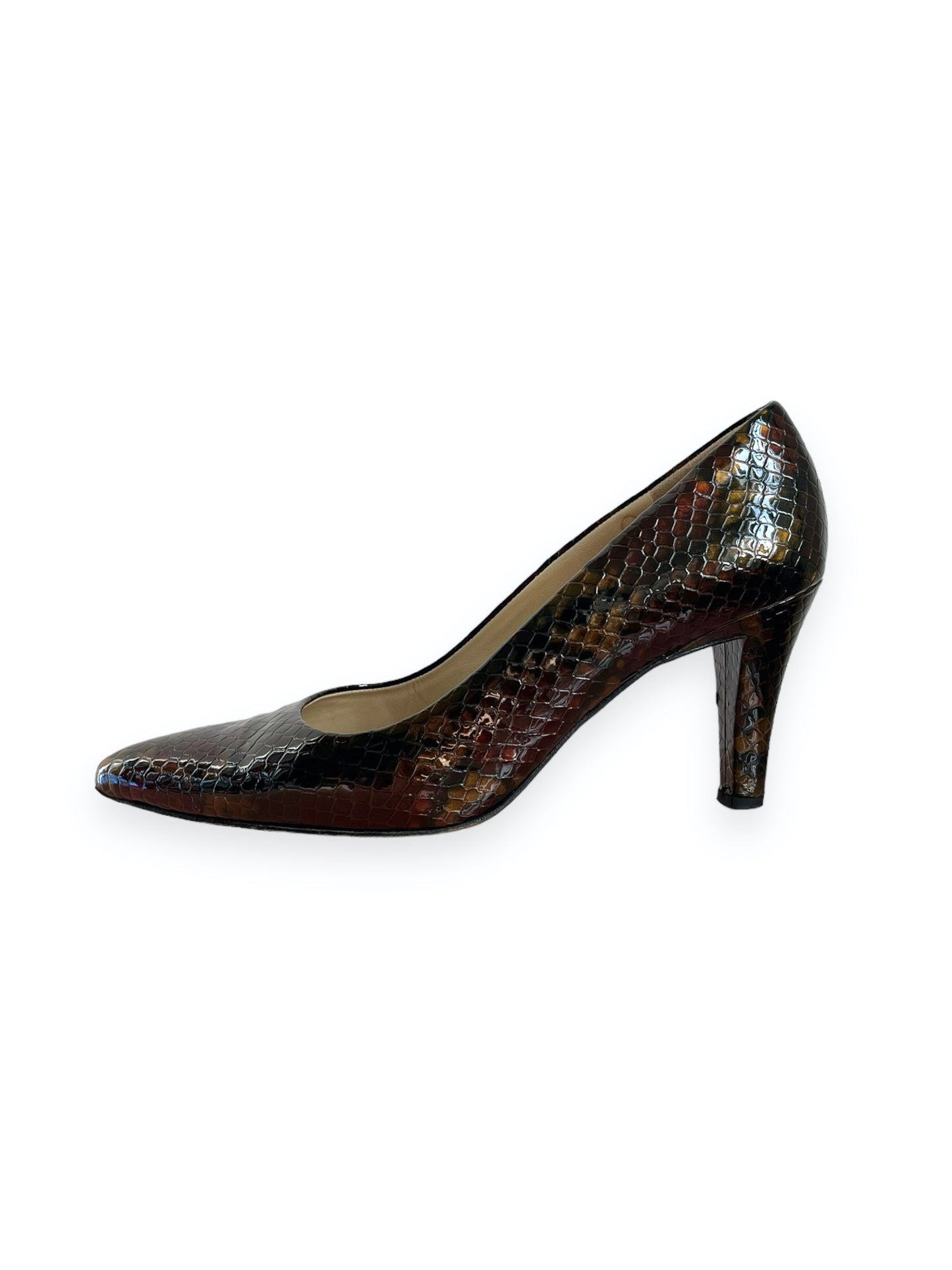 Escarpins façon serpent (39)