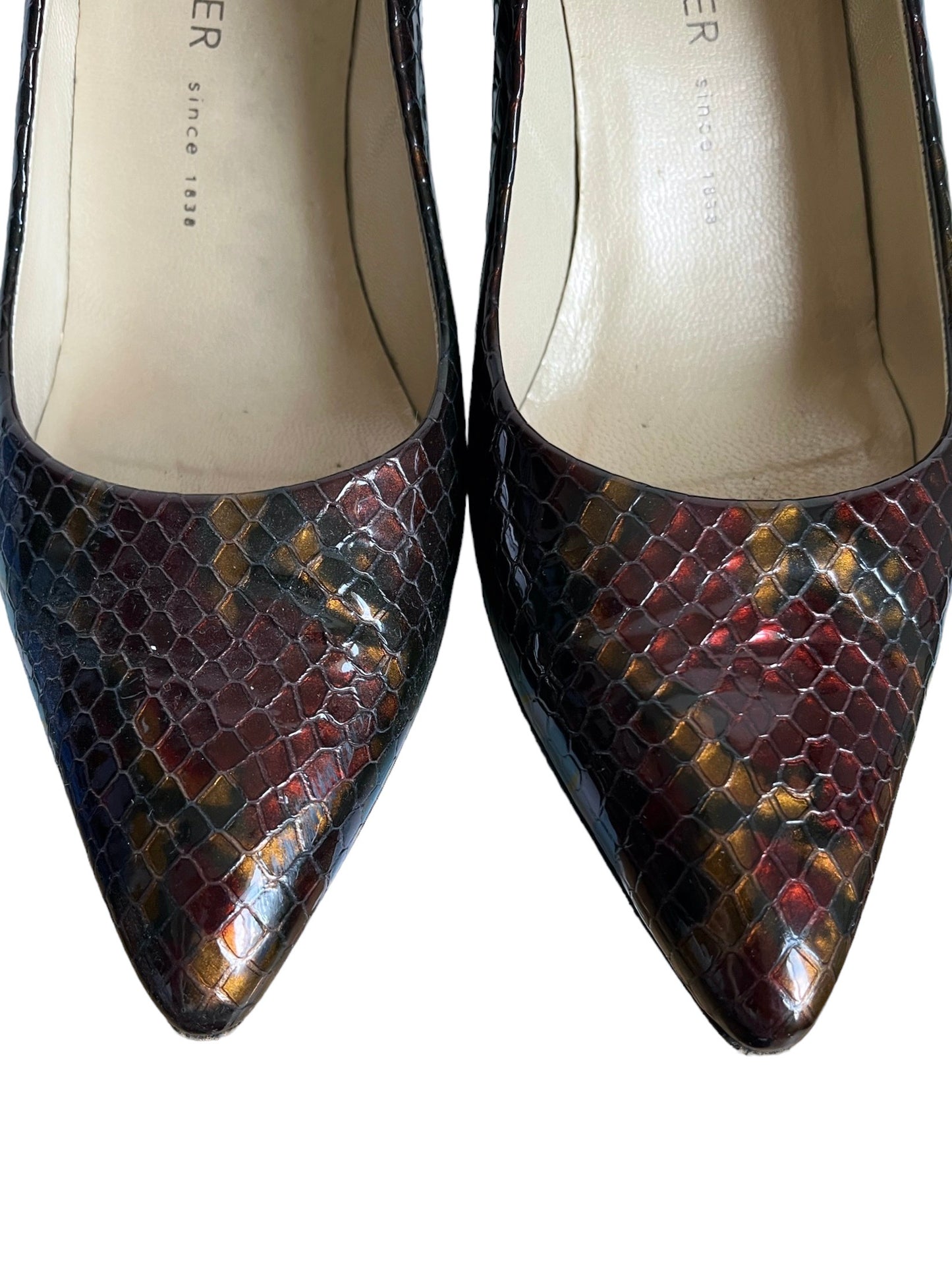 Escarpins façon serpent (39)