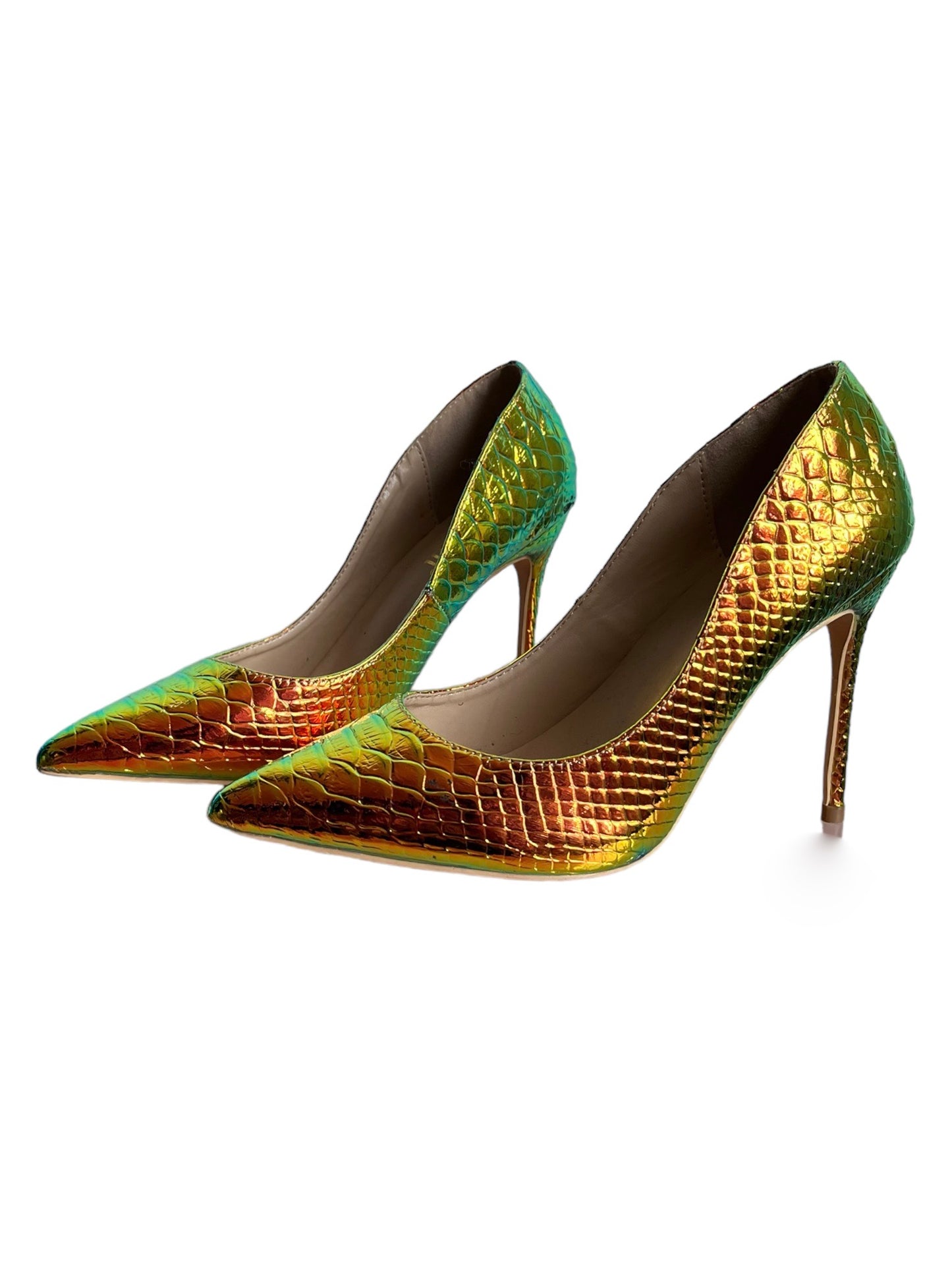Stilletos effet serpent iridescent (37)