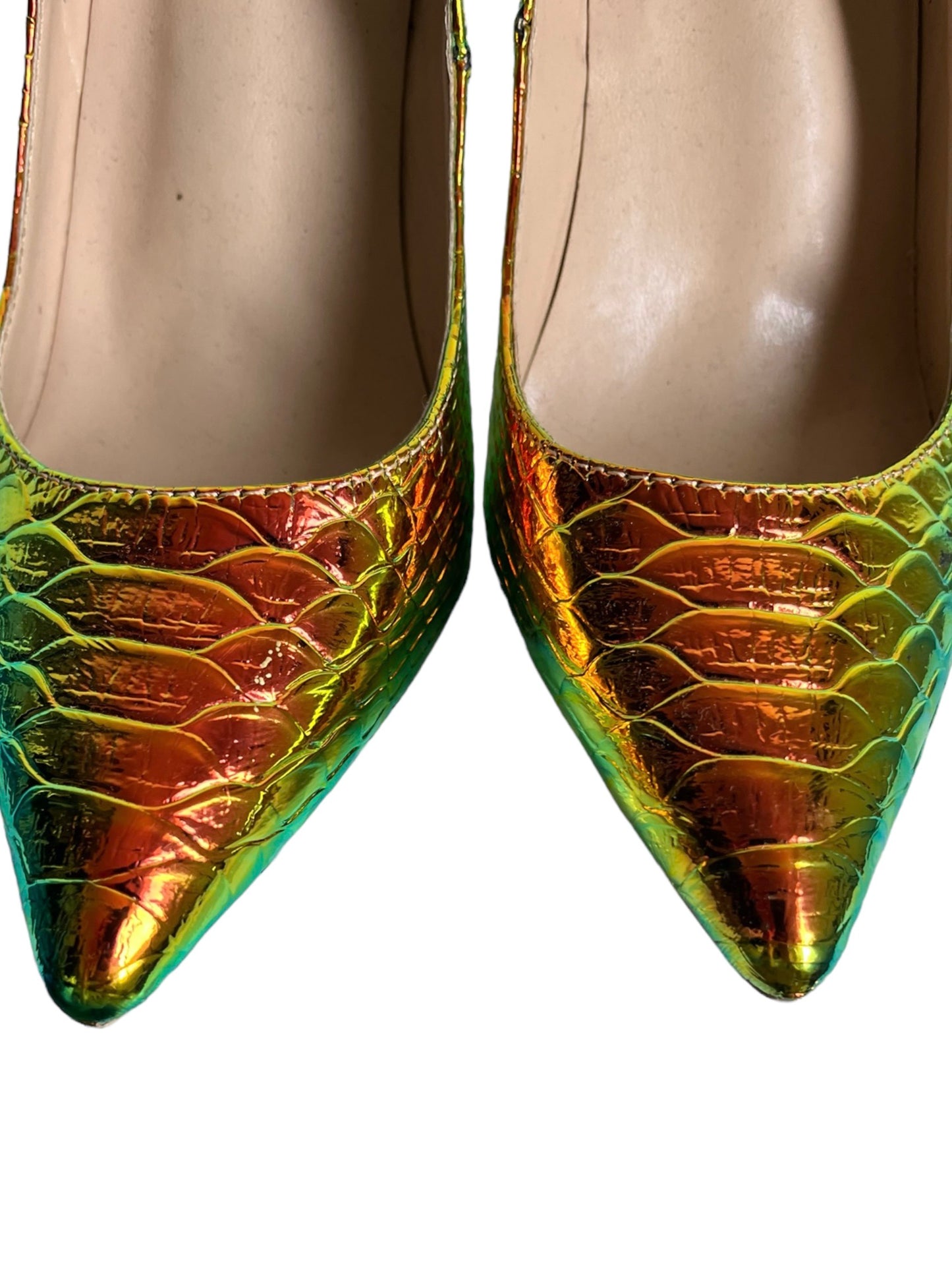 Stilletos effet serpent iridescent (37)