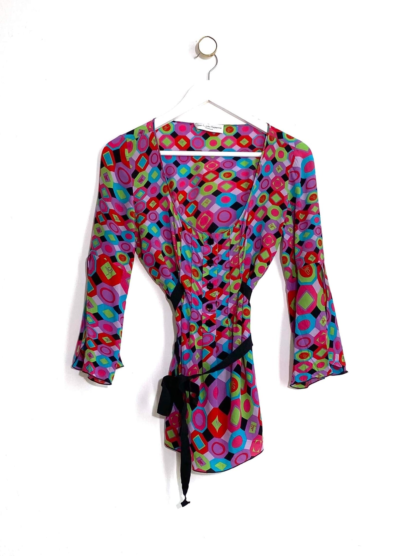 Blouse JL Scherrer en soie (38)