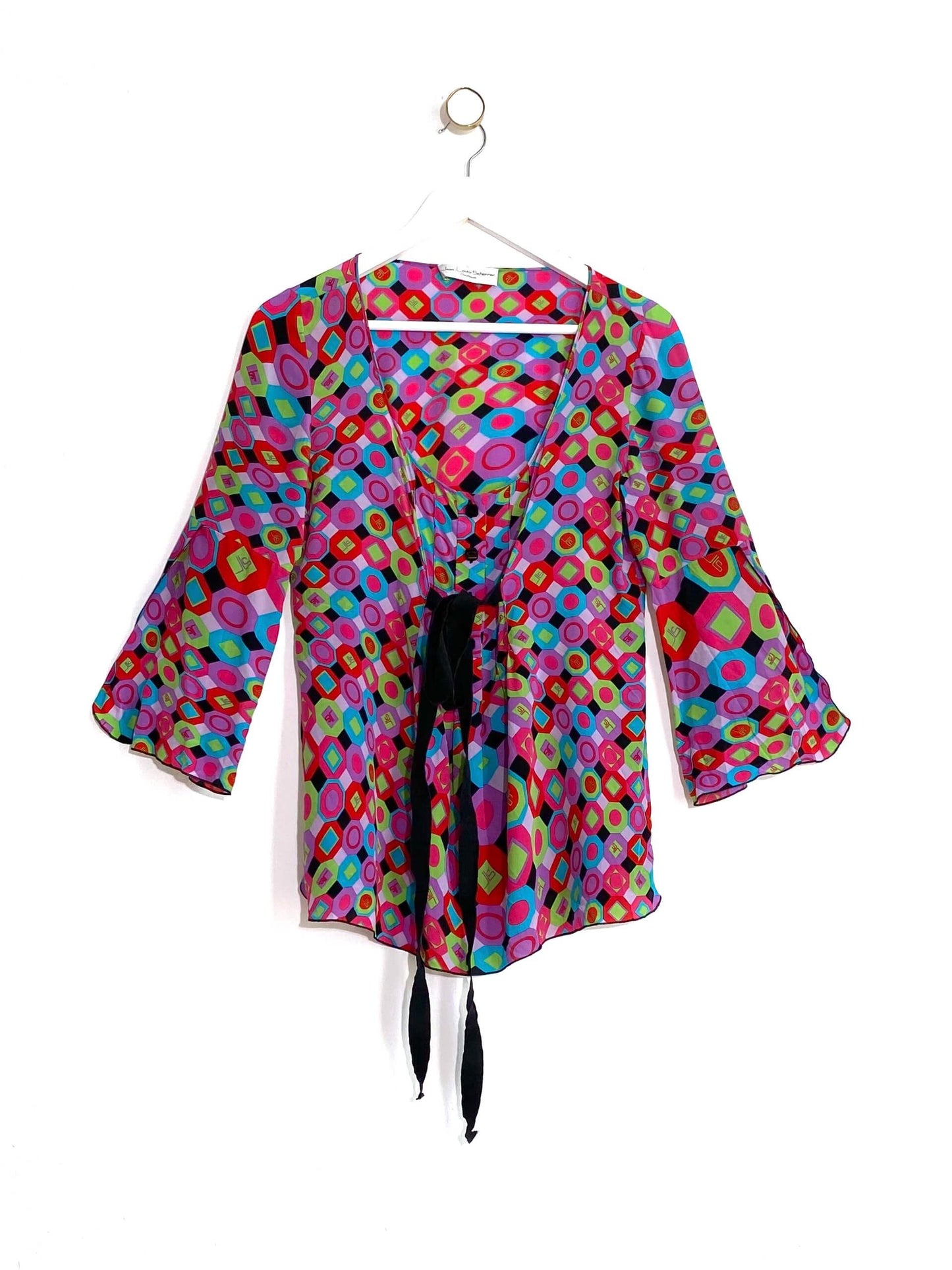 Blouse JL Scherrer en soie (38)