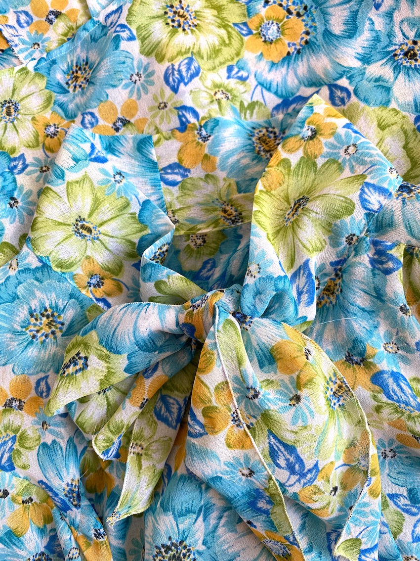 Blouse 70's à lavallière (42)