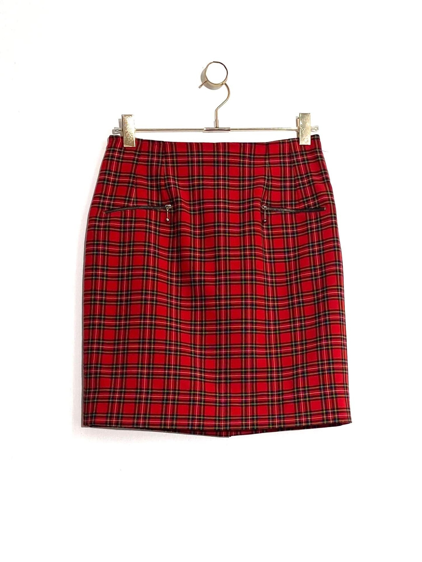 Jupe en laine tartan (38)