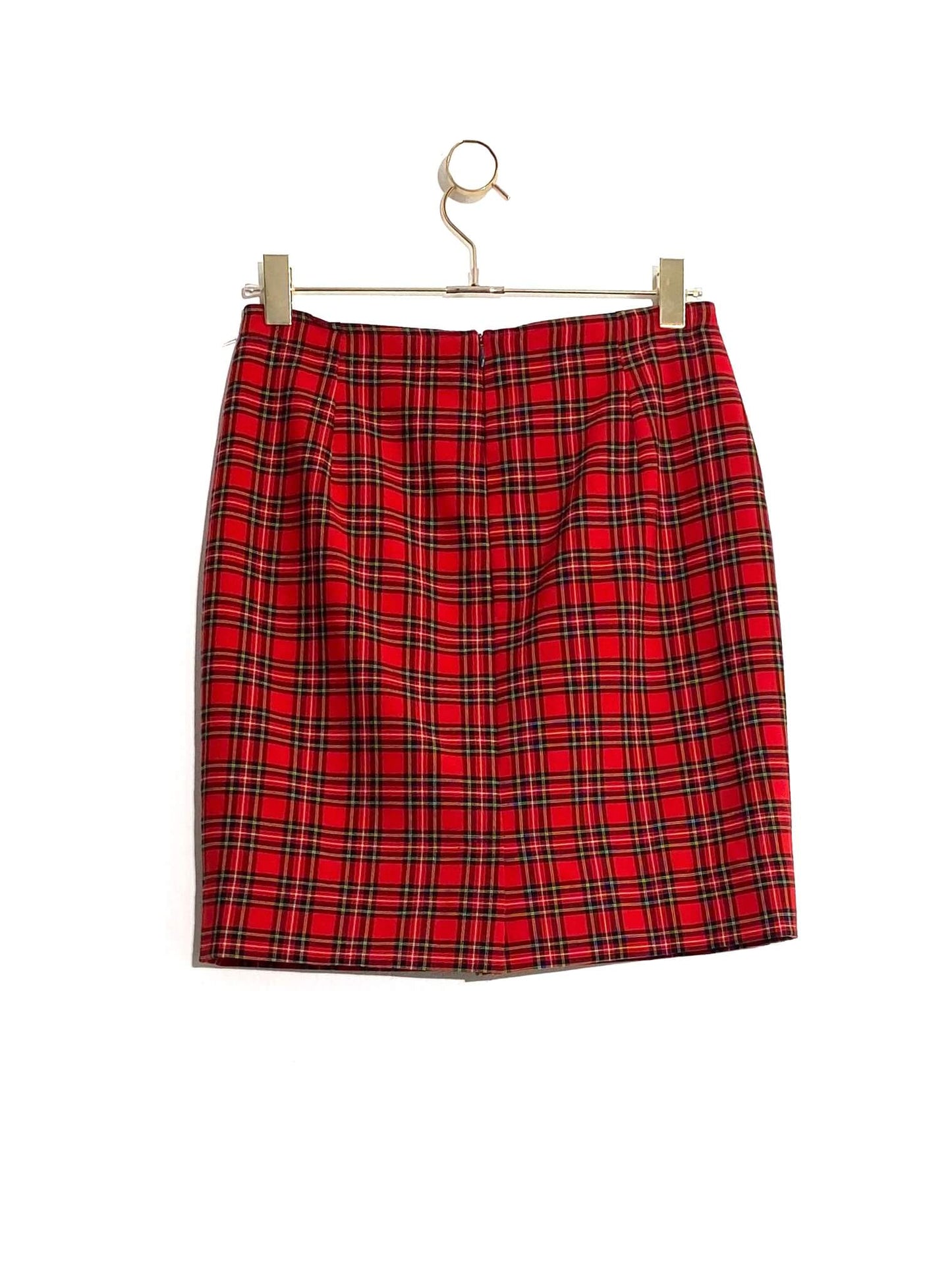 Jupe en laine tartan (38)