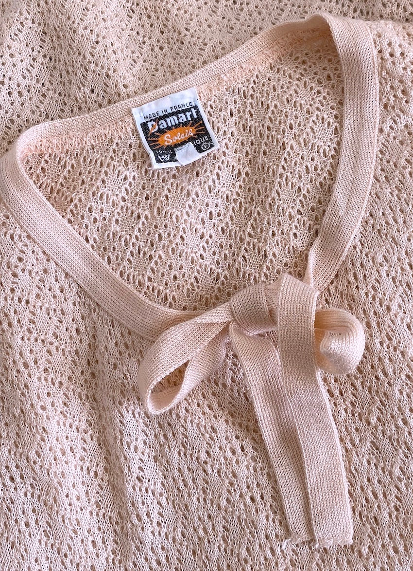Blouse en maille ajourée (TU)