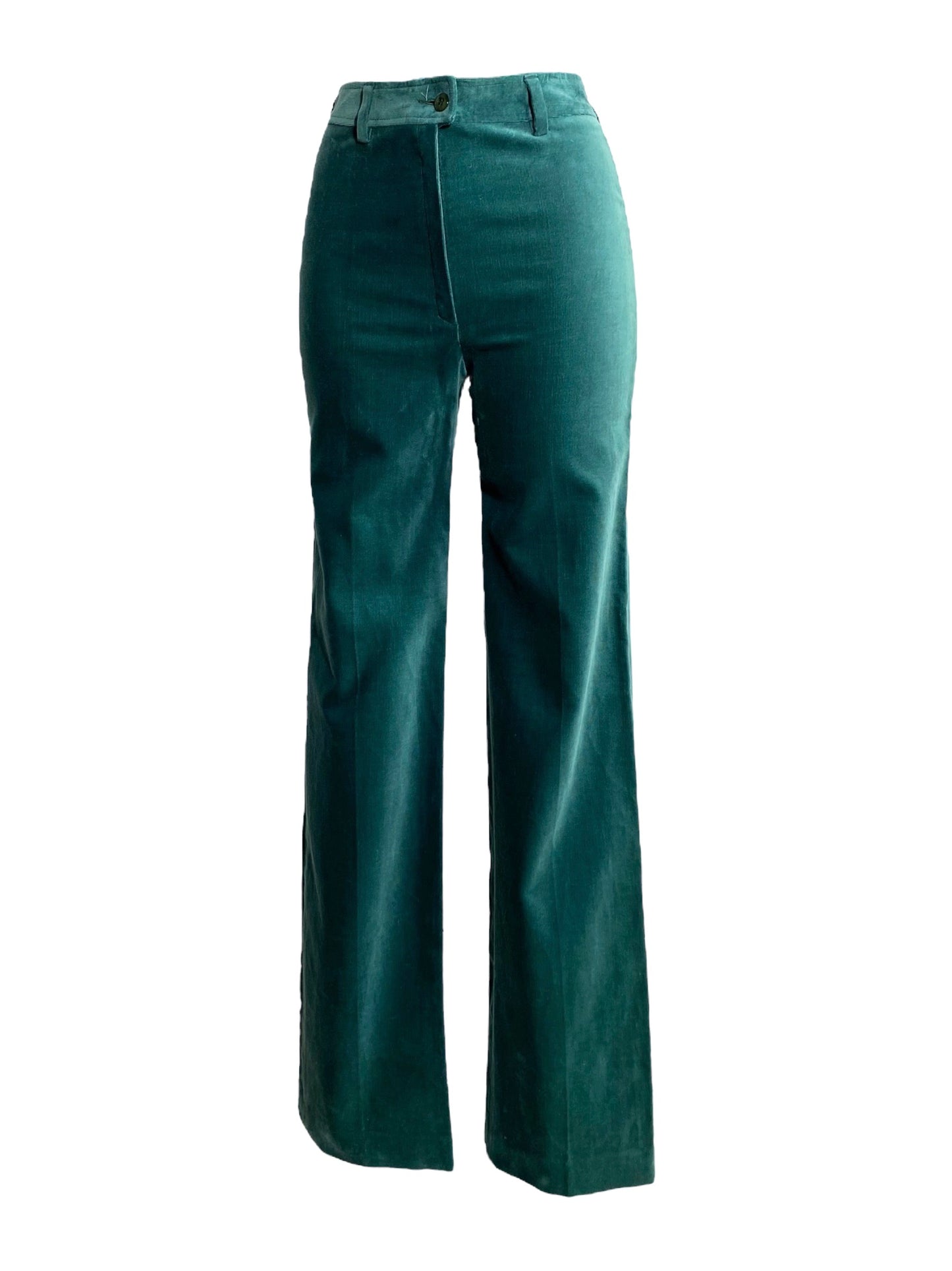 Pantalon 70's flare en velours (32)