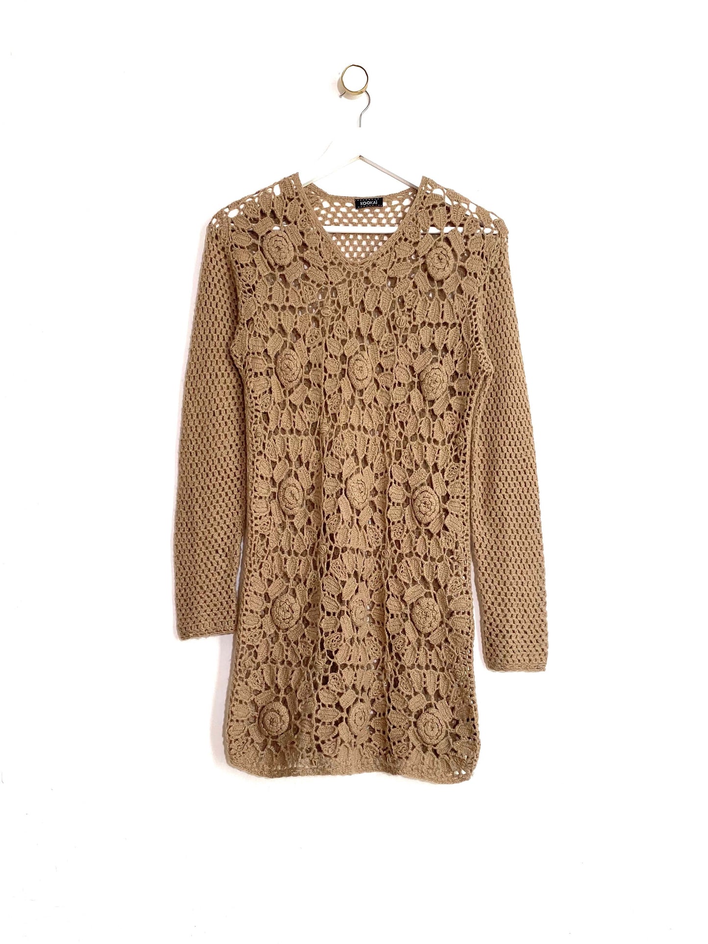 Robe en maille crochet (36)