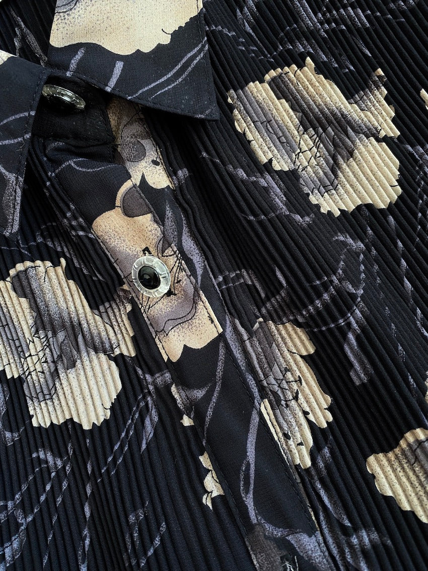 Blouse plissée à fleurs (38/40)
