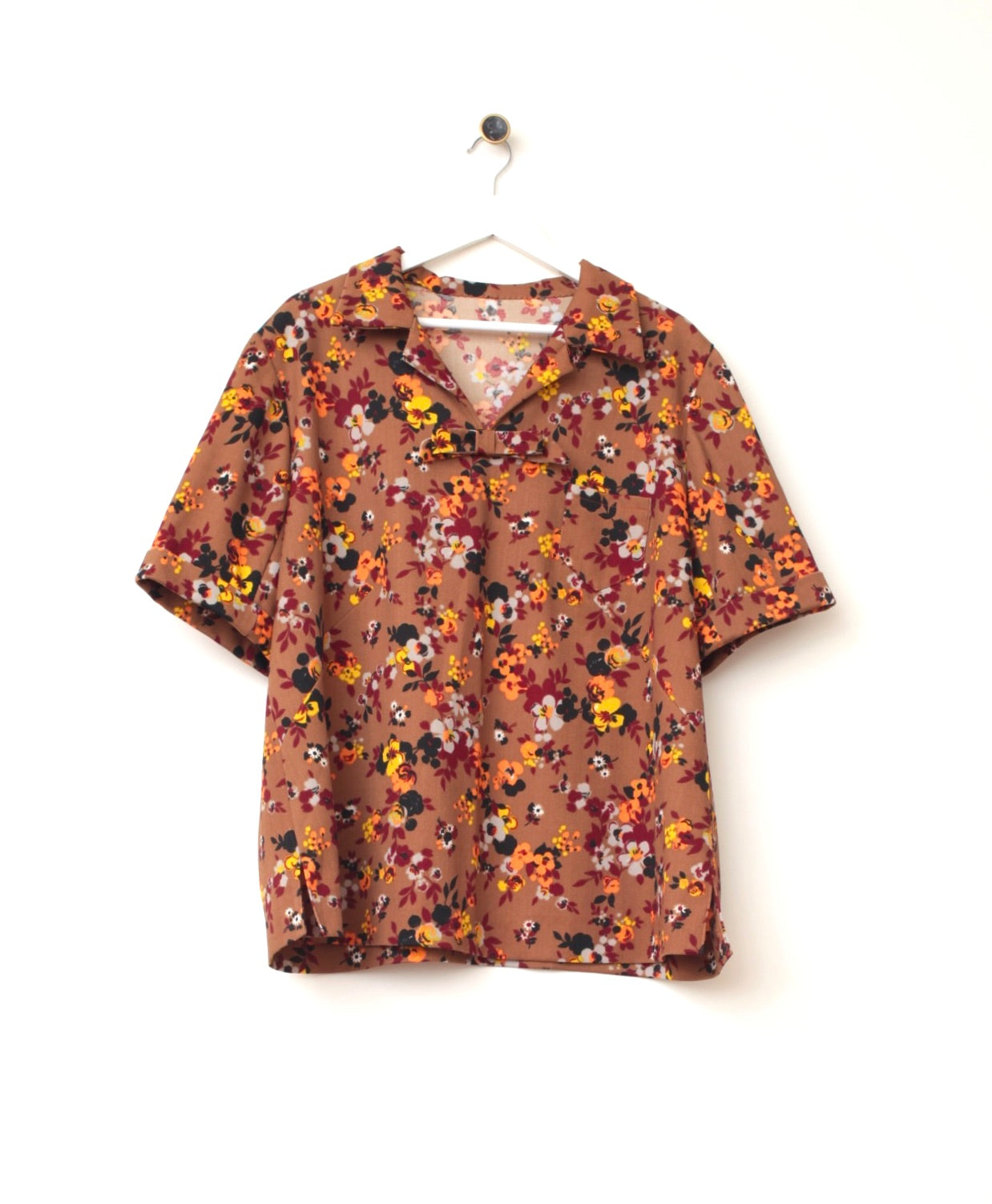 Blouse 70's à fleurs (44/46)
