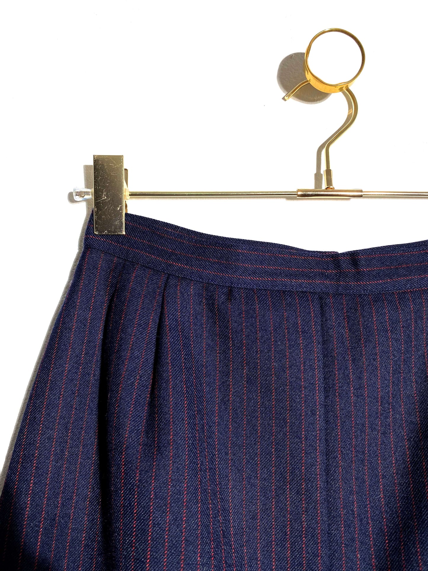 OUTLET Jupe vintage à rayures rouges (36)