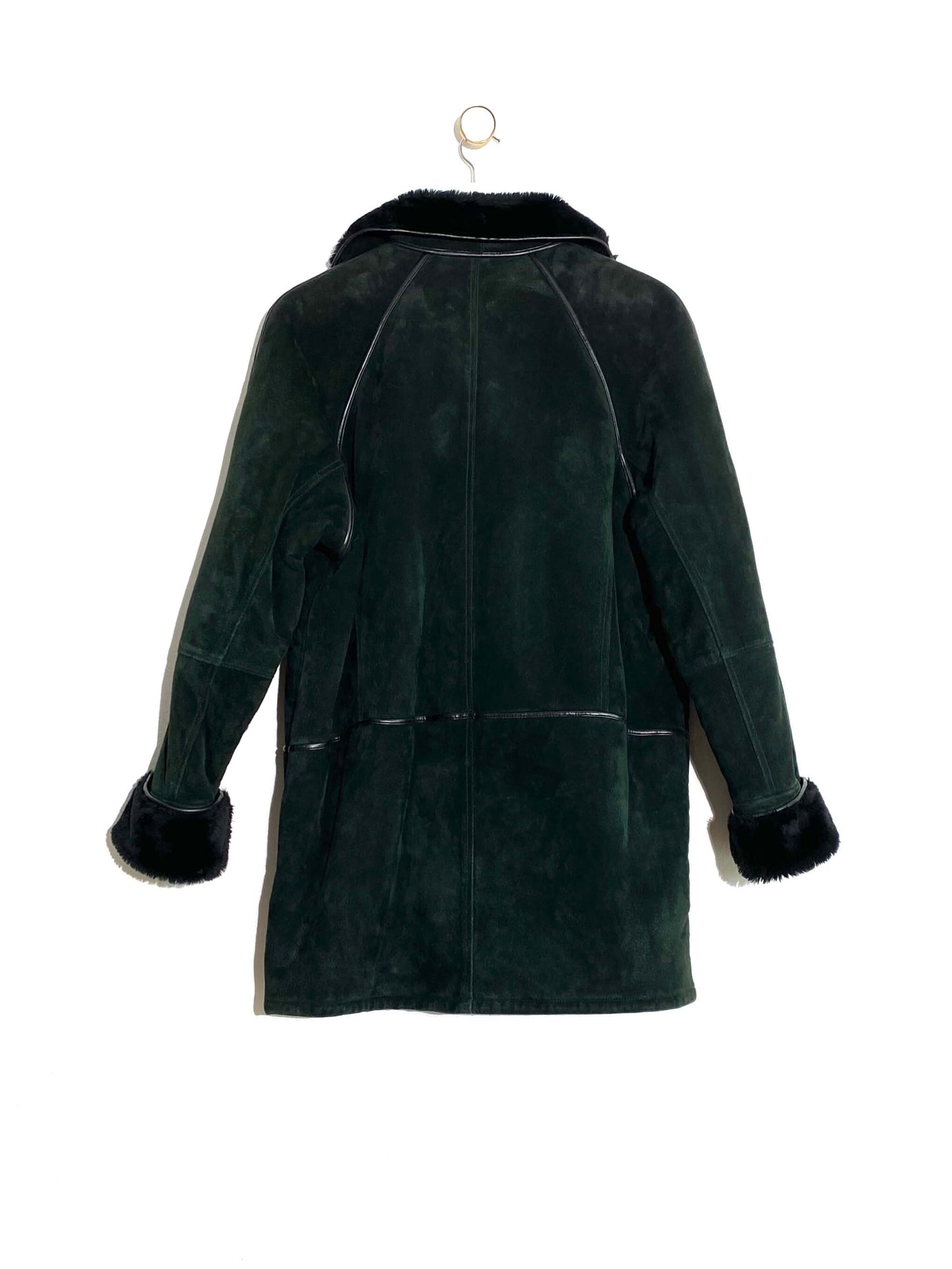 Manteau cuir et faux fur (38/40)