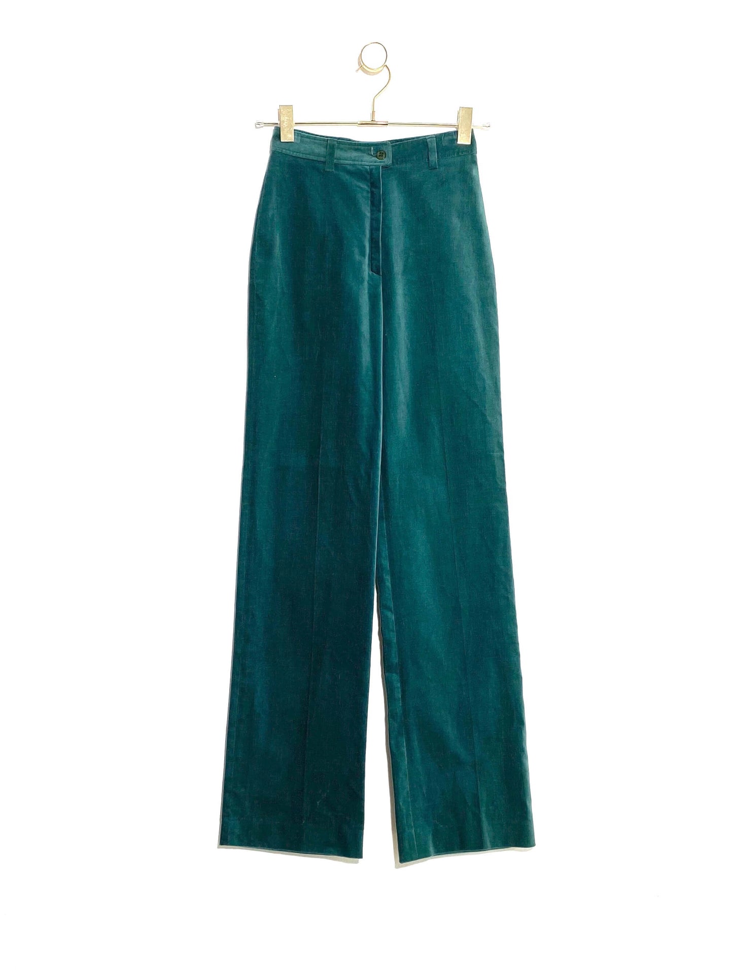 Pantalon 70's flare en velours (32)