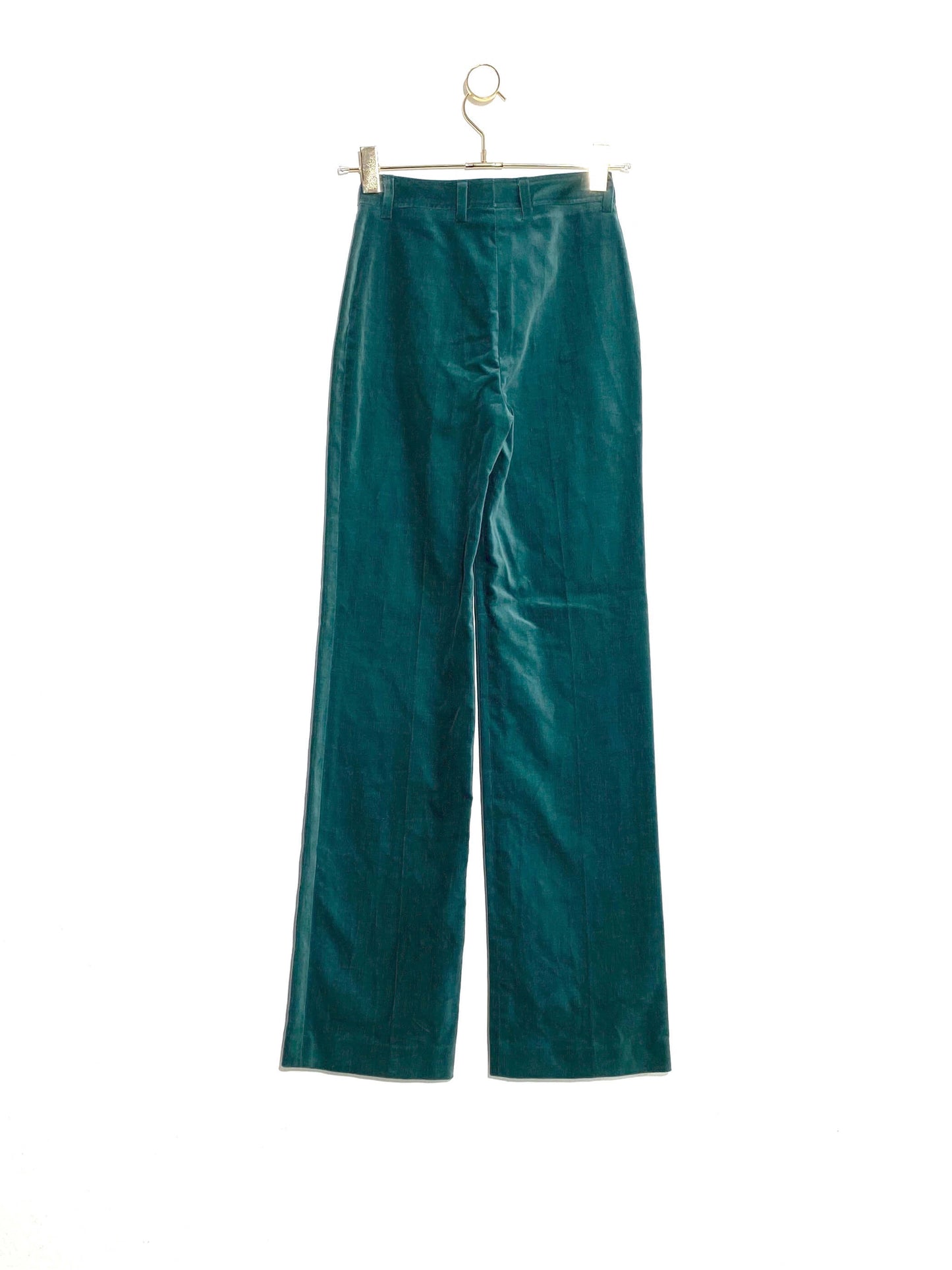 Pantalon 70's flare en velours (32)