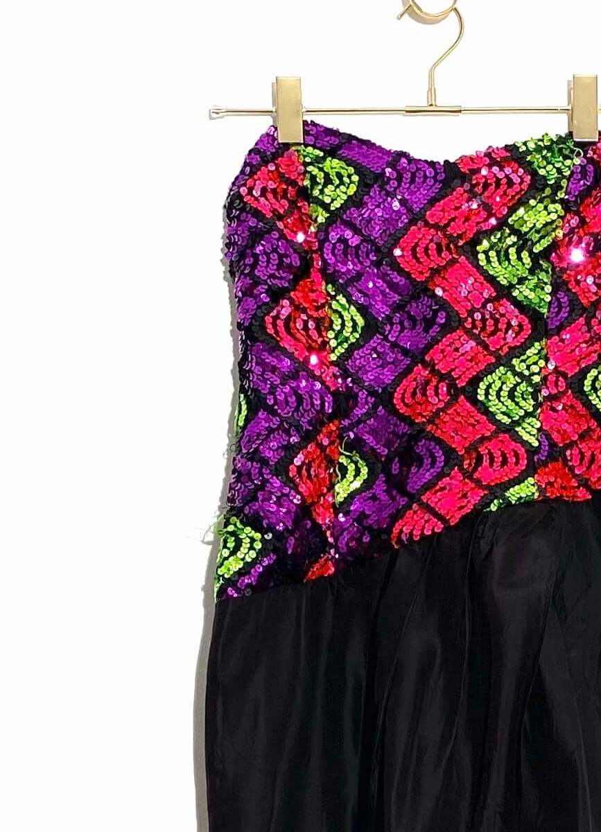 Robe 80's à sequins (36)