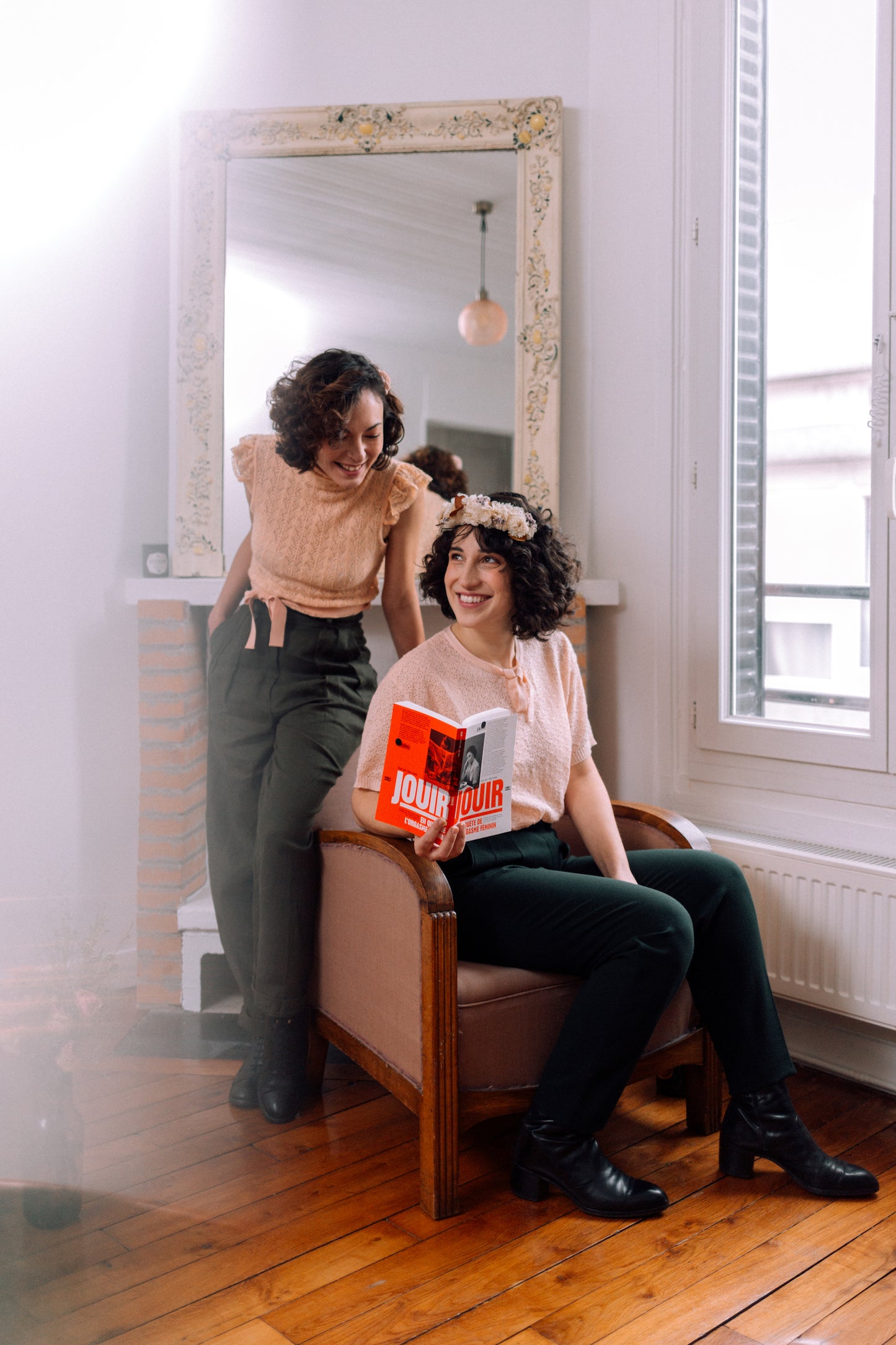 Blouse en maille ajourée (TU)