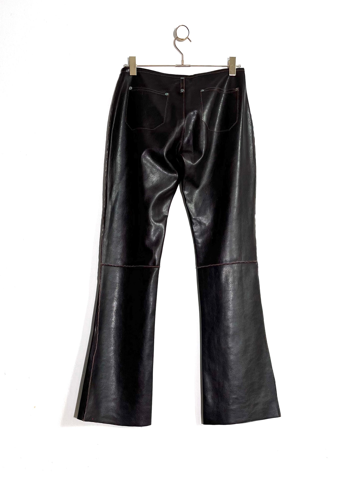Pantalon Y2K simili cuir (38)