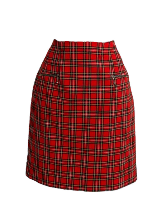 Jupe en laine tartan (38)