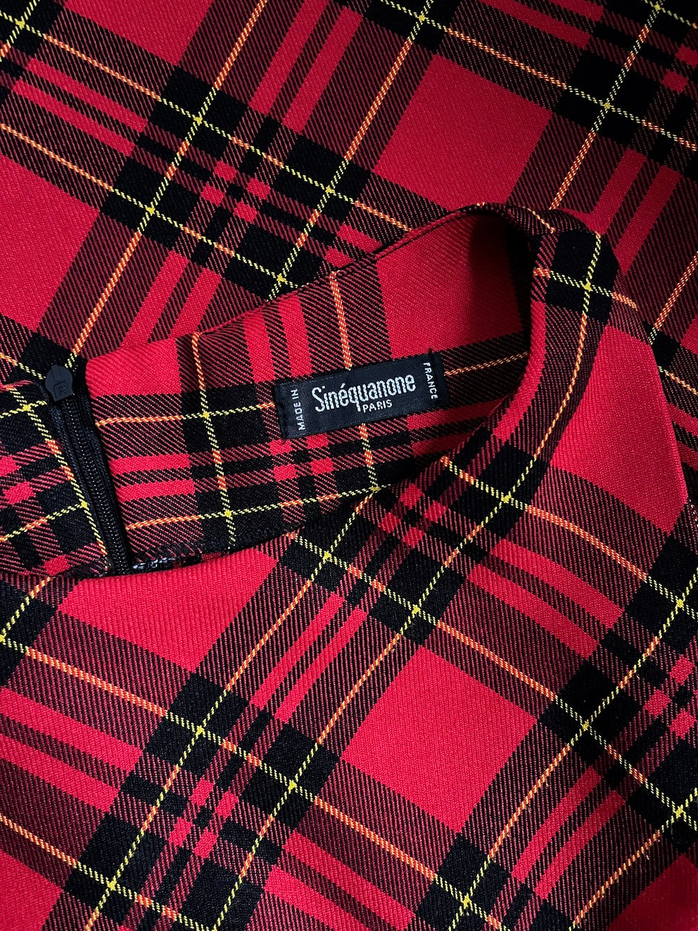 Robe tartan 90's (34/36)