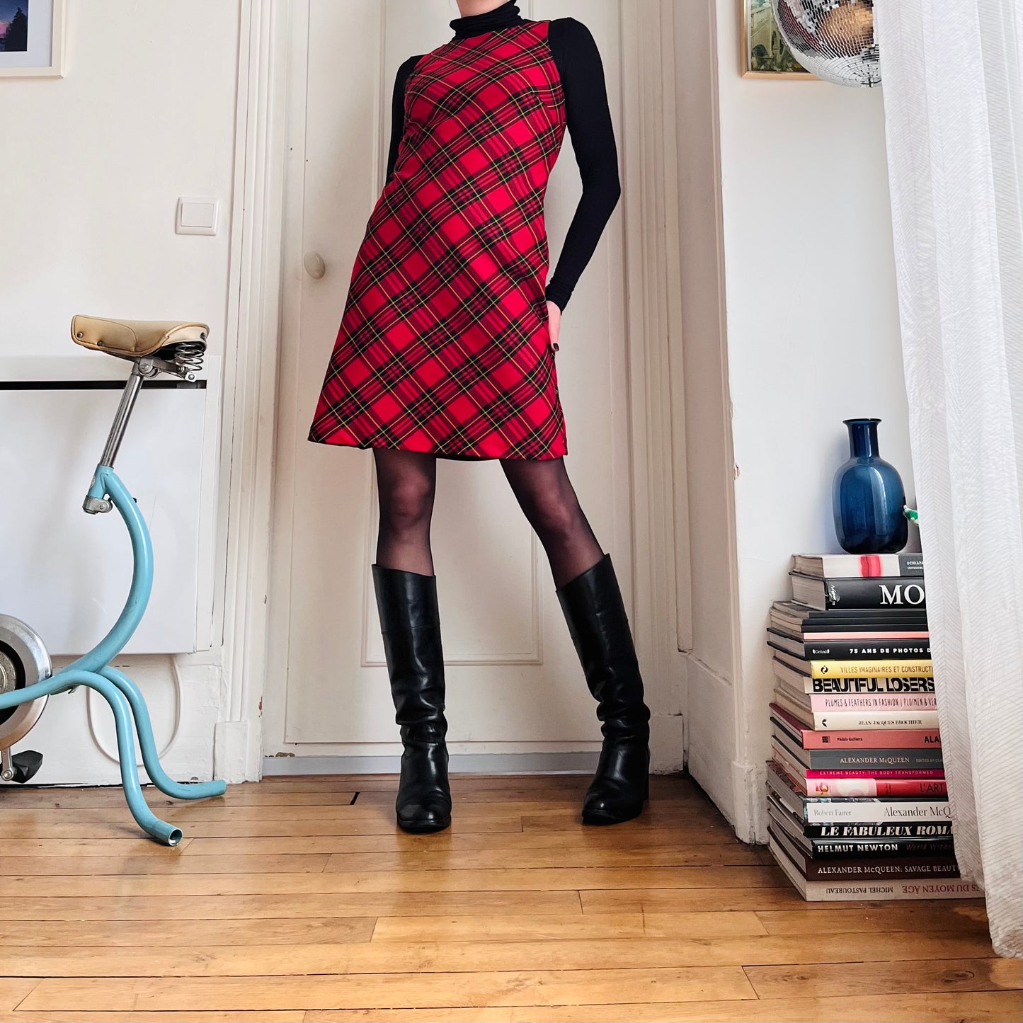 Robe tartan 90's (34/36)