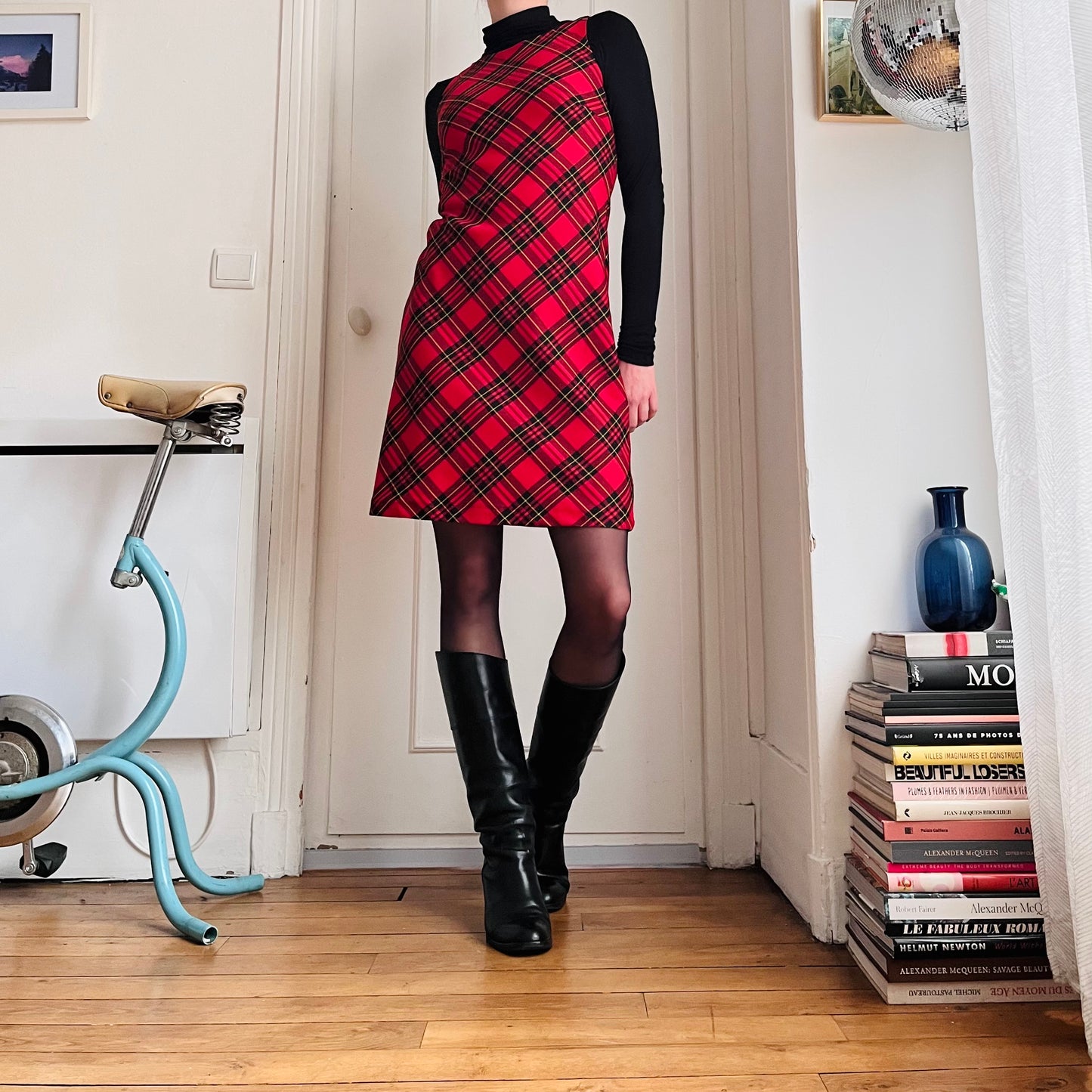 Robe tartan 90's (34/36)