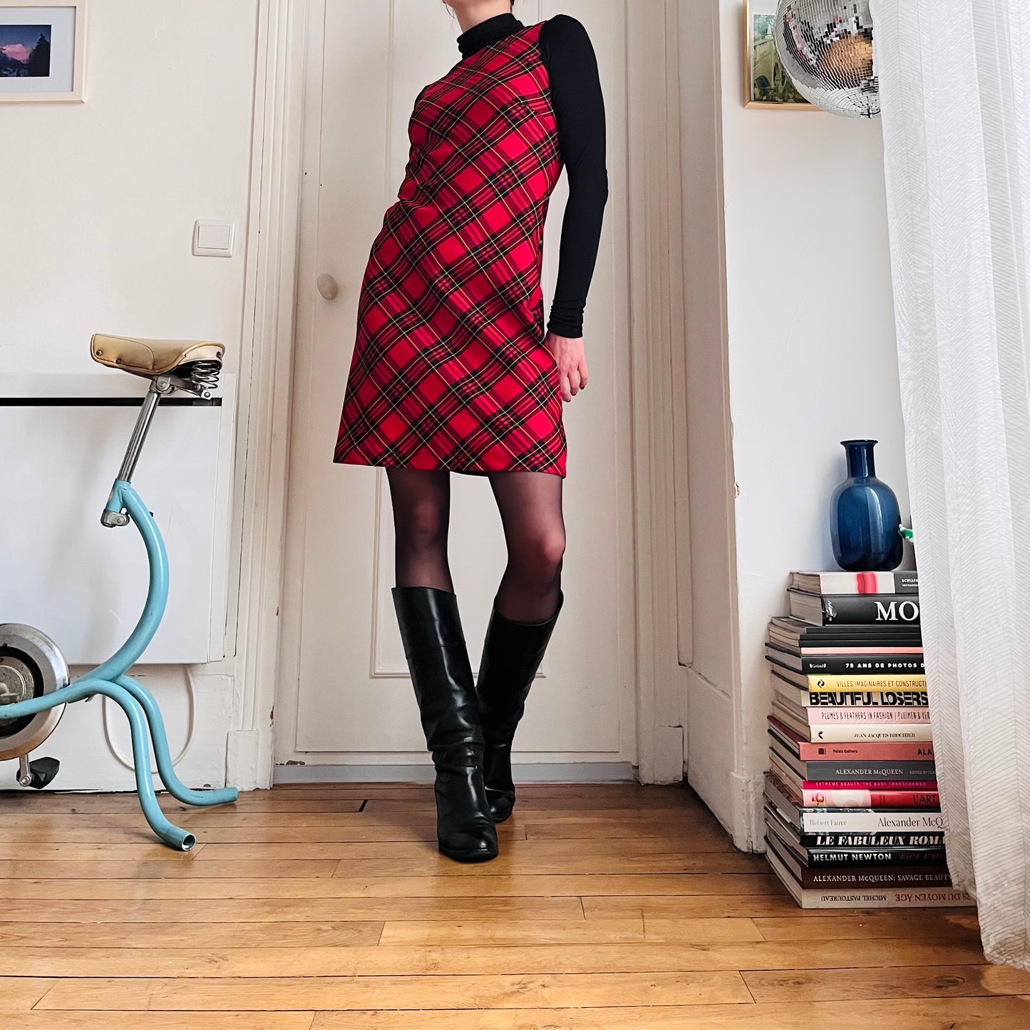 Robe tartan 90's (34/36)